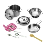 Mini utensili da cucina completi in acciaio inox per ragazze