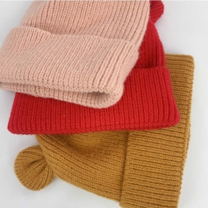 Cappello invernale morbido e alla moda per le bambine, vari colori
