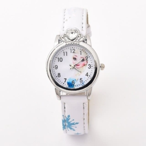 Orologio al quarzo Elsa per ragazze alla moda, bianco