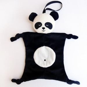 Panda bianco e nero in peluche per ragazze
