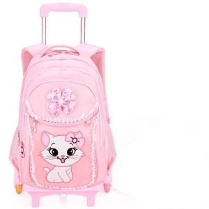 Set di borse da 3 pezzi per bambine, rosa con motivo. Buona qualità e molto originale