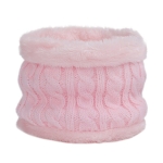 Sciarpa di velluto di cotone rosa per ragazze