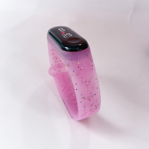 Orologio elettronico multifunzione rosa per bambine alla moda