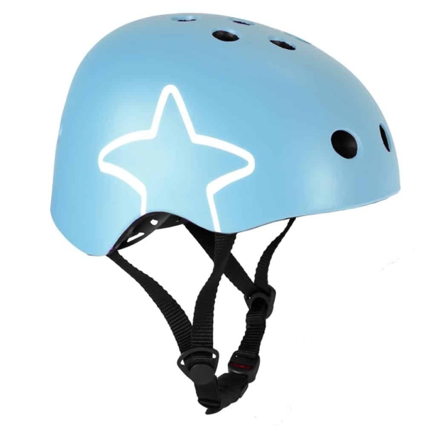 Casco da bicicletta a forma di stella per ragazze casco da bicicletta a forma di stella per ragazze blu m
