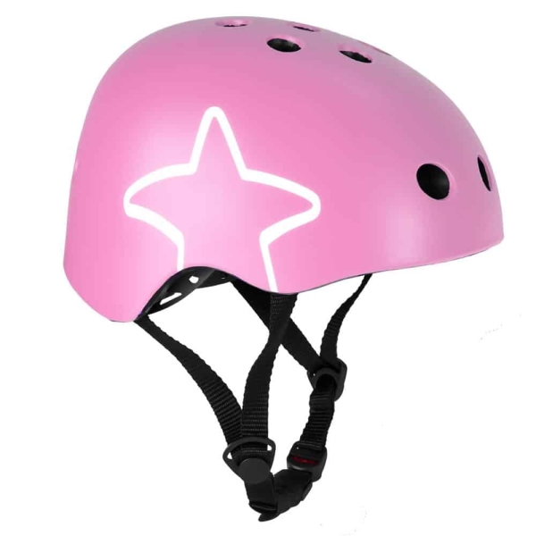 Casco da bicicletta a forma di stella per ragazze casco da bicicletta a forma di stella per ragazze rosa m