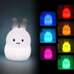 Mini LED coniglio notturno per ragazze - scelte multiple