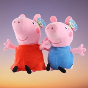 Set di 2 peluche di Peppa Pig e George per bambine alla moda