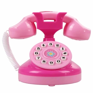 Telefono giocattolo rosa alla moda per le ragazze