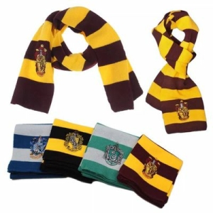 Sciarpa in rayon multicolore di Hogwarts per bambine