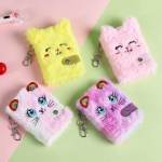 Notebook gatto di peluche per ragazza colori alla moda