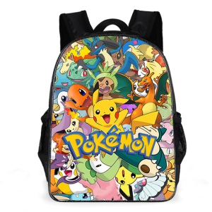 Zaino Pokémon per bambine in nero alla moda