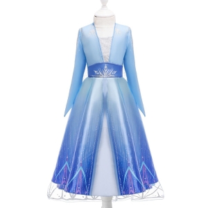 Travestimento alla moda di Elsa la Regina delle Nevi