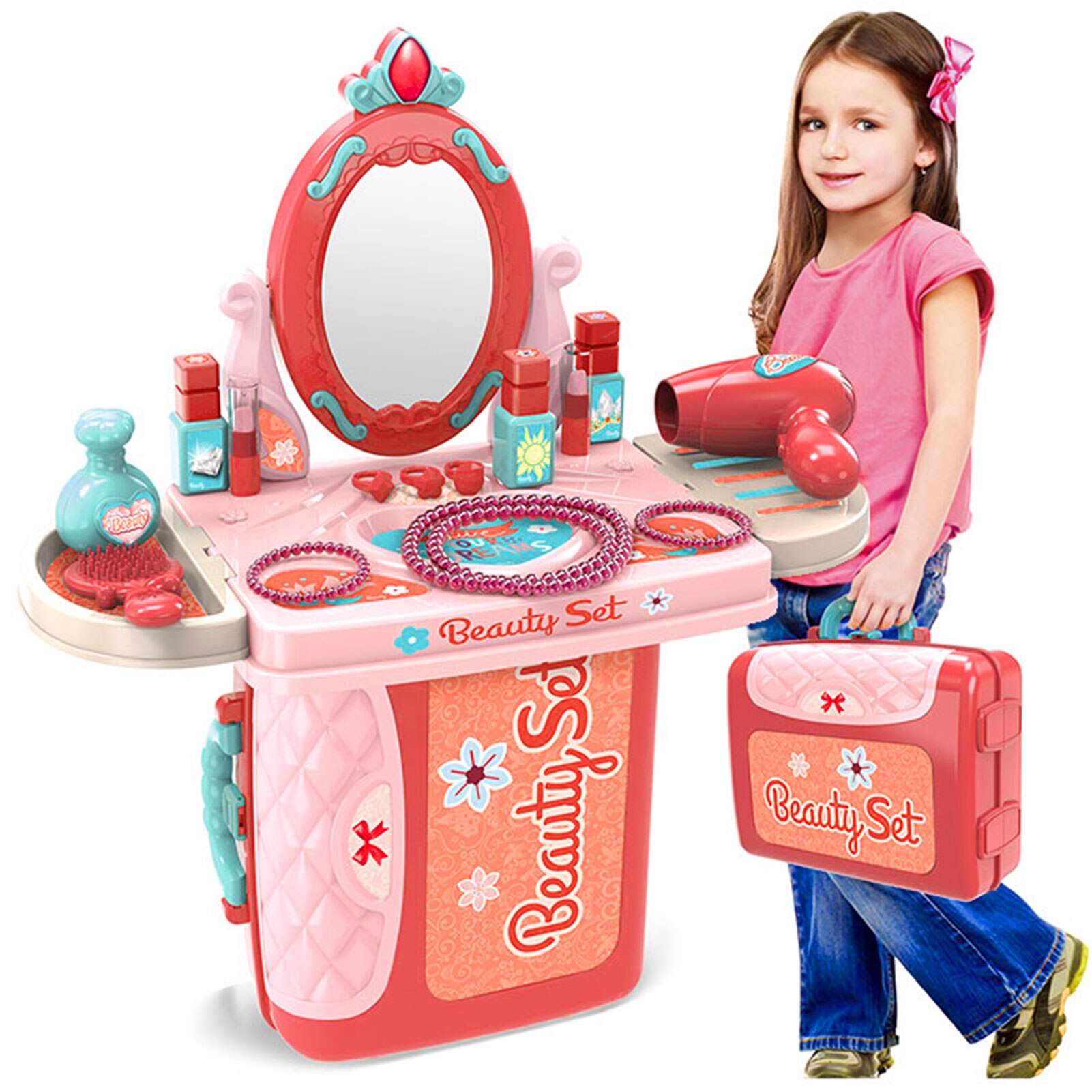 Tavolino da toilette per bambina convertibile in • Piccoli Pirati