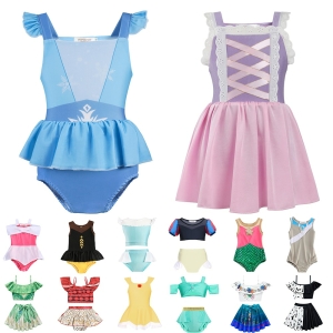 costume da bagno da principessa Disney per ragazze