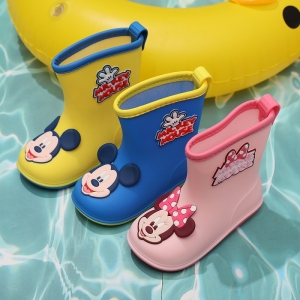 Stivali di gomma leggeri di Mickey e Minnie Mouse per bambine in vari colori