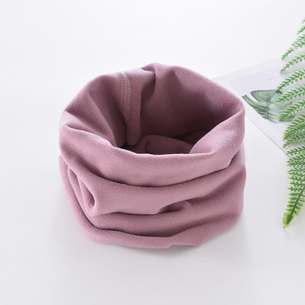 Sciarpa di cotone per ragazze img 05 2023 echarpe en coton pour fille violet