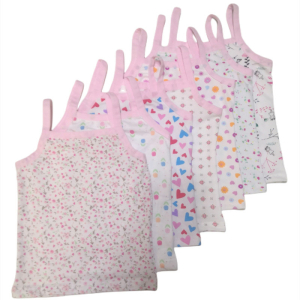 7 modelli di costumi da bagno stampati allineati in diagonale