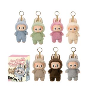Peluche mostro kawaii in piedi stile Labubu, scatola a sorpresa con 7 modelli diversi