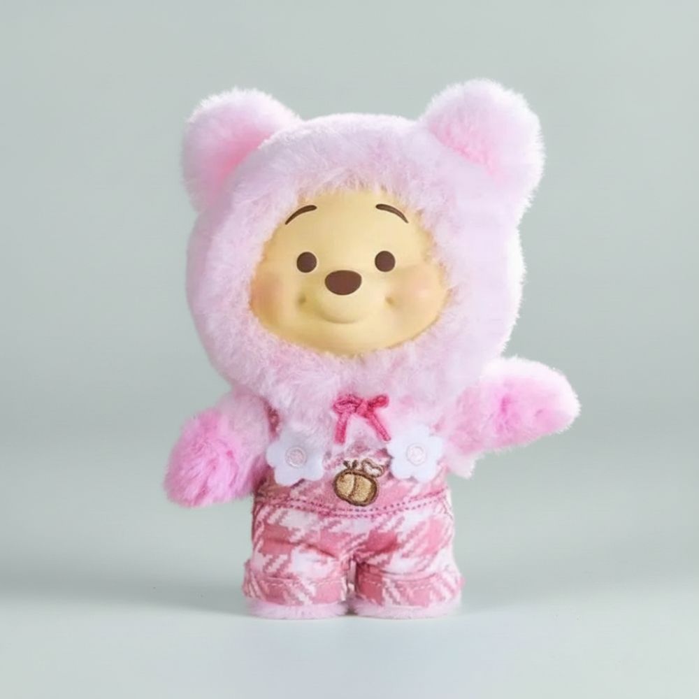 Body Manica Lunga Neonato 2 Pezzi – 100% Cotone Con Personaggi Winnie Pooh E Minnie Topolino, Pratico Con Automatici, Colori Misti - 5