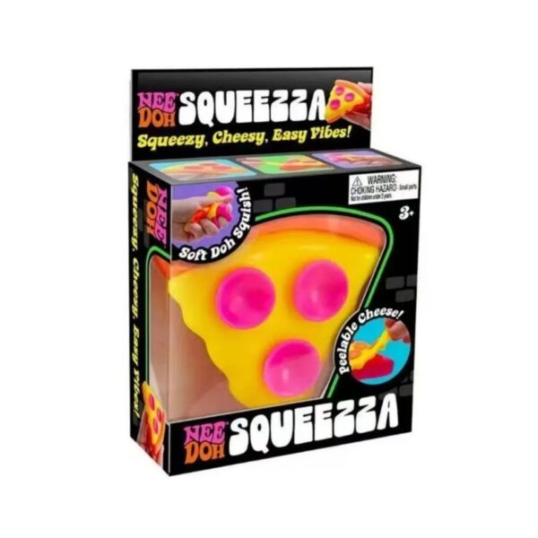 Squishy antistress Needoh a forma di fetta di pizza IMG squishy anti stress needoh forme part pizza3